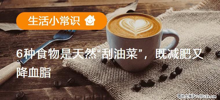 【生活小常识】6种食物是天然“刮油菜”,既减肥又降血脂 - 南通生活资讯 - 南通28生活网 nt.28life.com